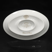 Bernardaud, Sauceboat, Pastoral Collection in Grisaille Limoges