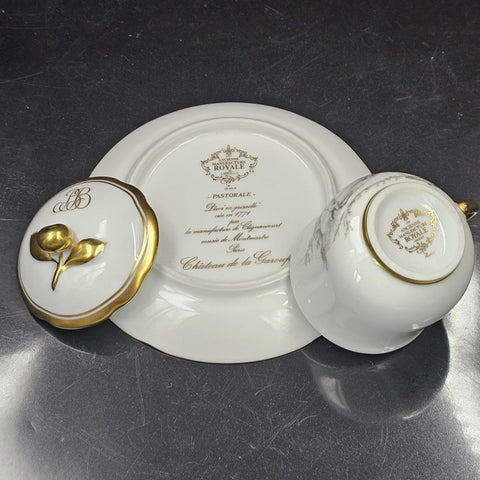 Bernardaud, Coffee Service, Collection, Pastorale in Grisaille. Limoges