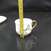 Bernardaud, Coffee Service, Collection, Pastorale in Grisaille. Limoges