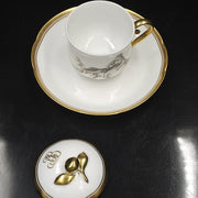 Bernardaud, Coffee Service, Collection, Pastorale in Grisaille. Limoges