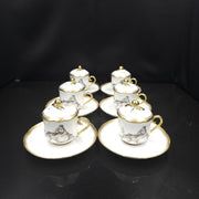 Bernardaud, Coffee Service, Collection, Pastorale in Grisaille. Limoges