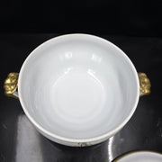 Bernardaud, Soup Tureen, Pastoral Collection in Grisaille Limoges