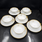 Bernardaud, Tea Service, Collection, Pastorale in Grisaille. Limoges