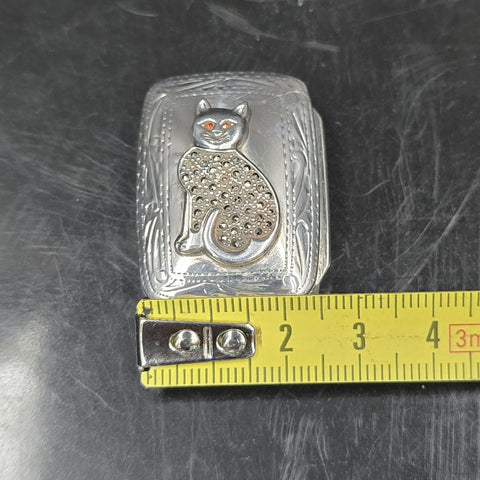 Birmingham 925 Sterling Silver Small Pill Box