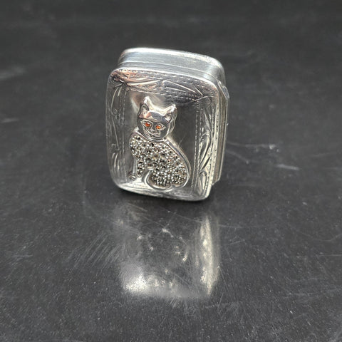 Birmingham 925 Sterling Silver Small Pill Box