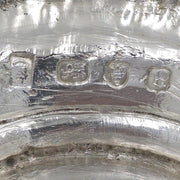 Ancien Bol Sur Pied En Argent Massif Anglais