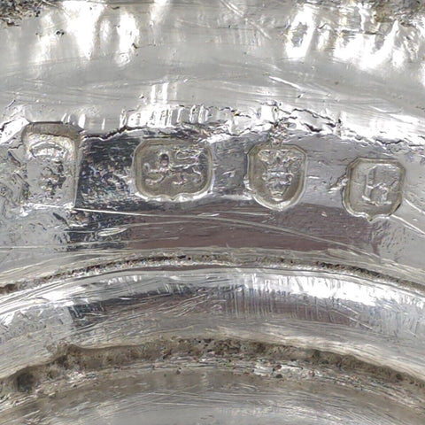 Ancien Bol Sur Pied En Argent Massif Anglais