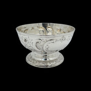 Ancien Bol Sur Pied En Argent Massif Anglais