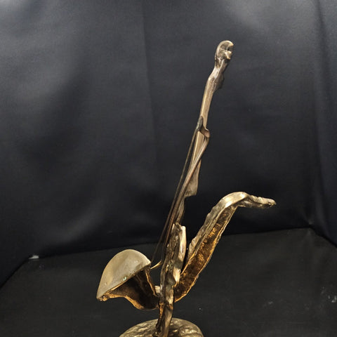 Yves LOHE Bronze Sculpture Musical Instruments Lohé