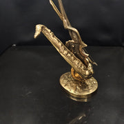 Yves LOHE Bronze Sculpture Musical Instruments Lohé