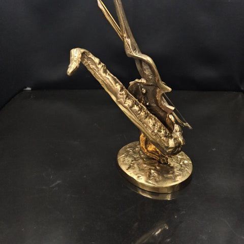 Yves LOHE Bronze Sculpture Musical Instruments Lohé