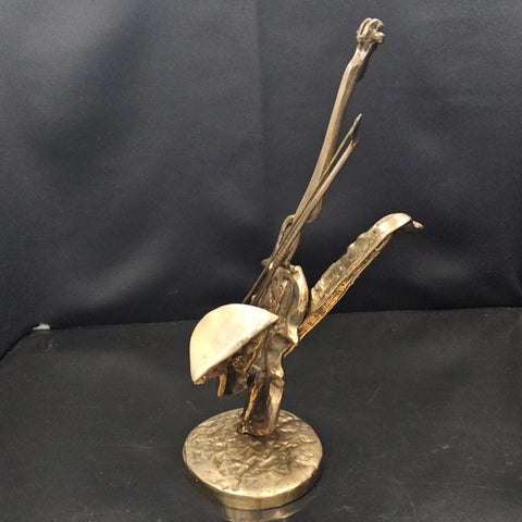 Yves LOHE Bronze Sculpture Musical Instruments Lohé