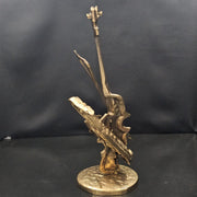 Yves LOHE Bronze Sculpture Musical Instruments Lohé