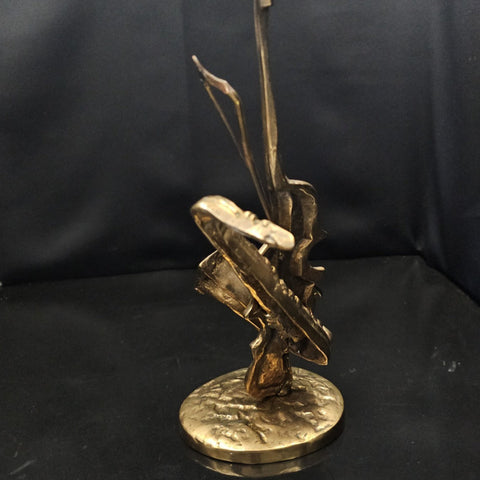 Yves LOHE Bronze Sculpture Musical Instruments Lohé