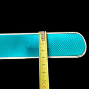 ENAMELED SILVER Antique Clothes Brush