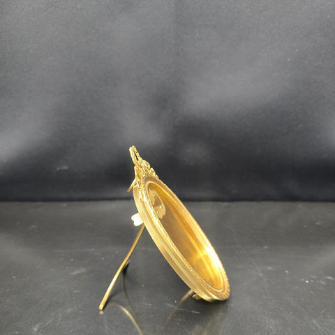 Antique Oval Gilt Bronze Frame