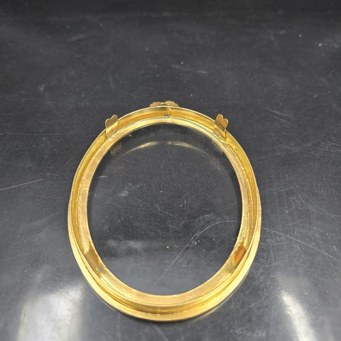 Antique Oval Gilt Bronze Frame