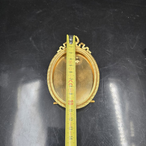 Antique Oval Gilt Bronze Frame