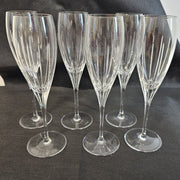 CHRISTOFLE IRIANA Flûtes À Champagne en Cristal x6