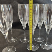 CHRISTOFLE IRIANA Flûtes À Champagne en Cristal x6
