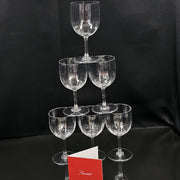 6 verres Cristal Baccarat modèle Montaigne optique