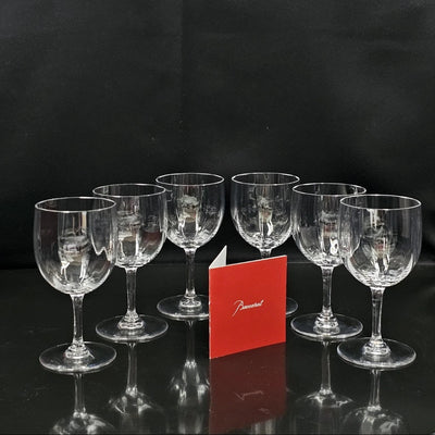 6 verres Cristal Baccarat modèle Montaigne optique