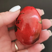 Lukutin, Antique Papier Mache Egg, 19th Century Russia