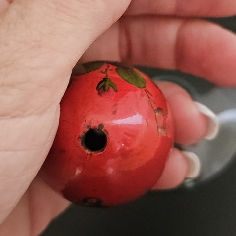 Lukutin, Antique Papier Mache Egg, 19th Century Russia