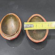 Antique papier-mâché egg carton. Russia, 19th century. Lukutin? Vyshniakov?