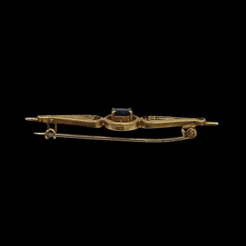 Art Nouveau Gold Brooch