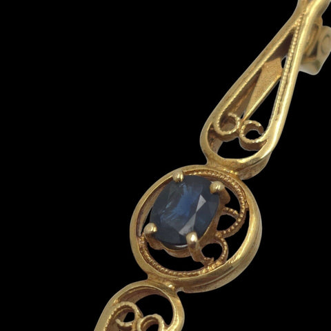 Art Nouveau Gold Brooch