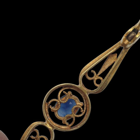 Art Nouveau Gold Brooch
