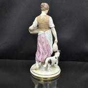 Jacob Ungerer, Meissen Young Gardener with Dog