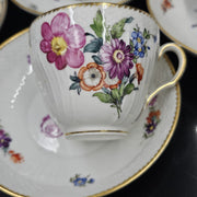 - Royal Copenhagen - 6 Porcelain Cups and 6 Saucers