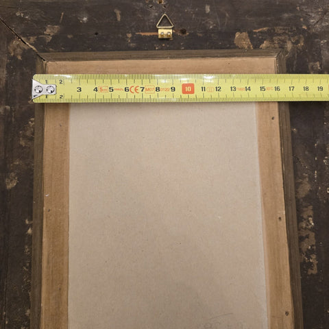 Ancien Tableau, Peinture Emaillée XIXème