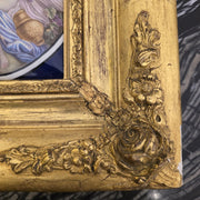 Ancien Tableau, Peinture Emaillée XIXème