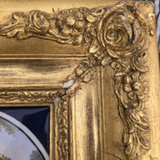 Ancien Tableau, Peinture Emaillée XIXème