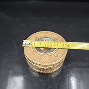 Antique Round Gilded Brass Box