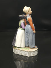 2 Figurines Royal Copenhagen N° 12106 et 12105 Carl Martin Hansen