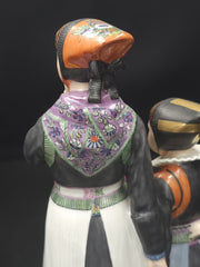 2 Figurines Royal Copenhagen N° 12106 et 12105 Carl Martin Hansen