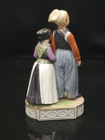 2 Figurines Royal Copenhagen N° 12106 et 12105 Carl Martin Hansen