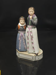 2 Figurines Royal Copenhagen N° 12106 et 12105 Carl Martin Hansen
