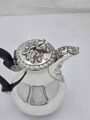 Theiere/ Verseuse En Argent Massif Minerve, Veyrat Teapot Silver /Sterling