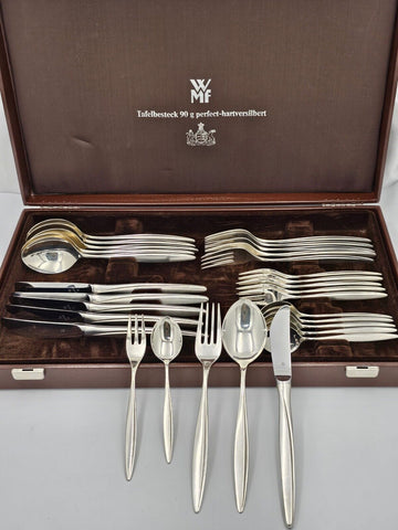 Ménagère 30 Couverts En Argent Massif 800 Allemand WMF Copenhague Kopenhague