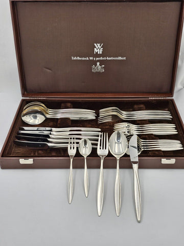 Ménagère 30 Couverts En Argent Massif 800 Allemand WMF Copenhague Kopenhague