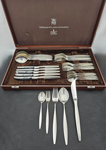 Ménagère 30 Couverts En Argent Massif 800 Allemand WMF Copenhague Kopenhague