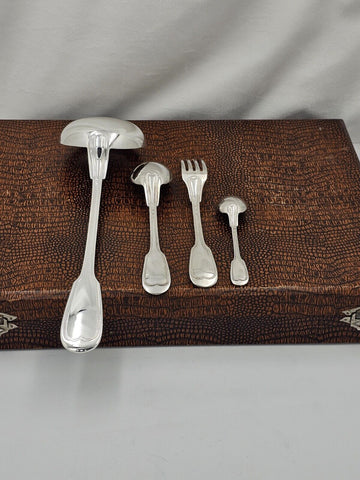 - SFAM - Ménagère 12 Personnes Modèle Filet. French silver plated cutlery