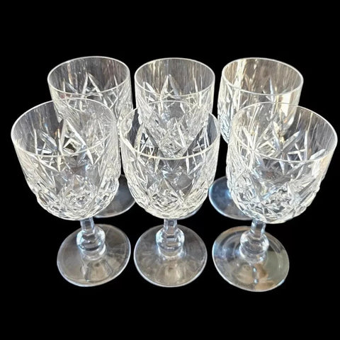 - BACCARAT - 6 Verres à pied